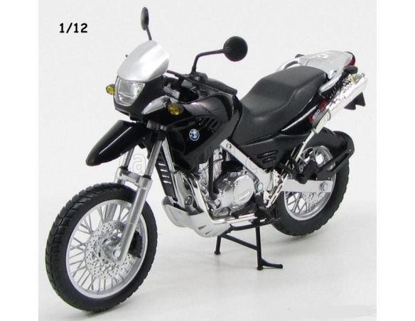 AUTOMAXX 6004 BMW F650GS BLACK 1/12  Modellino Moto
