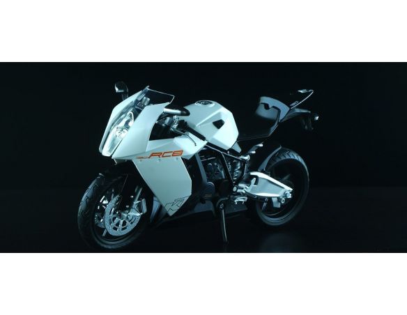 AUTOMAXX 6006 KTM RC8 WHITE 1/12  Modellino Moto