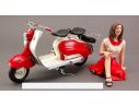 Solido SL110005 LAMBRETTA LD 125 1956 W/PIN UP 1:10 Modellino