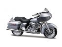 Maisto MI343608 HARLEY DAVIDSON 2002 FLTR SILVER 1:18 Modellino