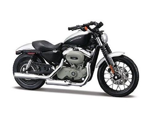 Maisto MI343608 HARLEY DAVIDSON 2008 XL BLACK 1:18 Modellino