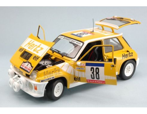 Universal Hobbies UH4554 RENAULT 5 TURBO N.38 15th TOUR DE CORSE 1984 C.BARTOLI-G.POLETTI 1:18 Modellino