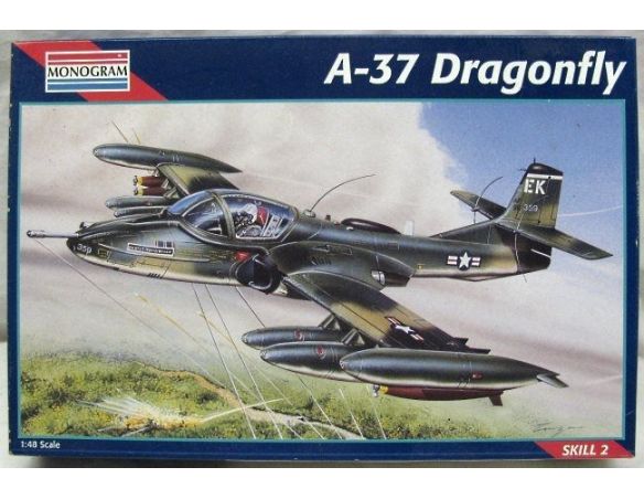 Monogram 5486 AEREO A-37 DRAGONFLY  KIT 1:48 Modellino