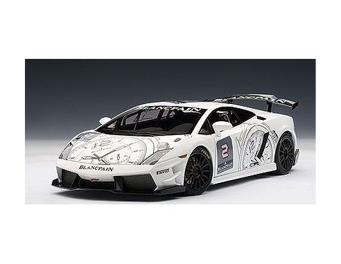 Auto Art / Gateway AA74689 LAMB.GALLARDO SUPERTROFEO 2009 WHITE 1:18 Modellino