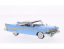 Neo Scale Models NEO46085 PLIMOUTH FURY HARDTOP LIGHT BLUE/WHITE 1:43 Modellino