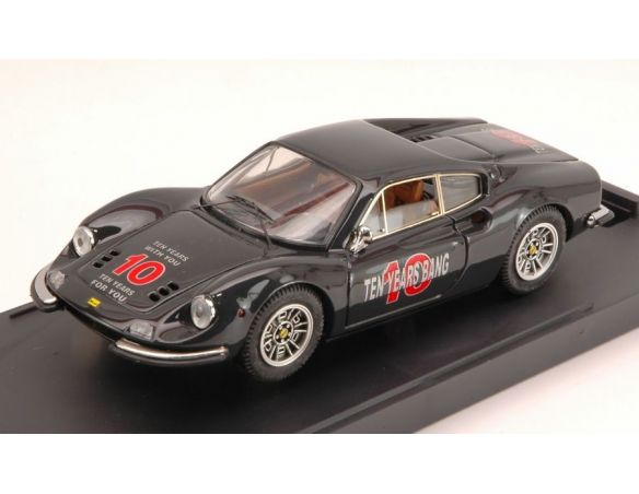 Bang BG1035 FERRARI DINO 246 GT TEN YEARS BANG LIMITED 1:43 Modellino