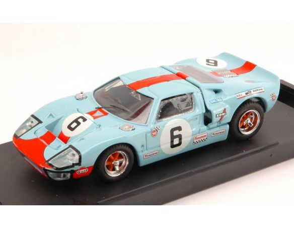 Bang BG7074 FORD GT 40 N.6 WINNER LE MANS 1969 J.ICKX-J.OLIVER 1:43 Modellino