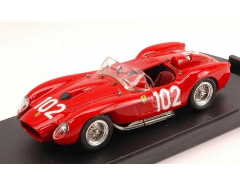 Bang BG7128 FERRARI 250 TR 58 102 3rd TARGA FLORIO 1958 W.V.TRIPS-HAWTORN 1:43 Modellino