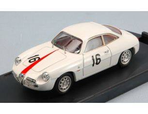 Bang BG7164 ALFA ROMEO GIULIETTA SZ N.16 4th COPPA FISA MONZA 1960 KIM 1:43 Modellino