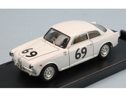 Bang BG7172 ALFA ROMEO GIULIETTA SPRINT VELOCE N.69 ZELTWEG 1957 C.PEROGLIO 1:43 Modellino