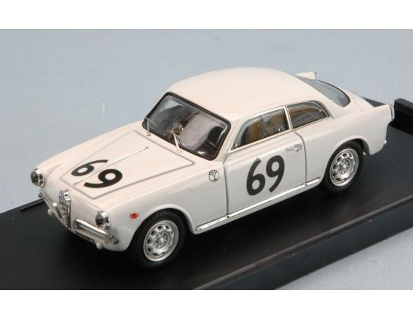 Bang BG7172 ALFA ROMEO GIULIETTA SPRINT VELOCE N.69 ZELTWEG 1957 C.PEROGLIO 1:43 Modellino