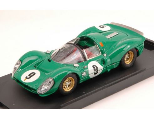 Bang BG7180 FERRARI 330 P4 SPIDER N.9 5th 1000 KM PARIGI 1967 D.PIPER-J.SIFFERT 1:43 Modellino