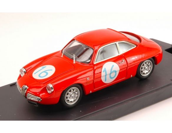 Bang BG7185 ALFA ROMEO GIUL.SZ N.16 RETIRED T.FLORIO 1962 SINIBALDI-CASTELLANO 1:43 Modellino