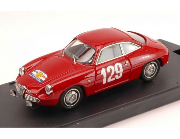 Bang BG7187 ALFA ROMEO GIULIETTA SZ N.129 WINNER T.DE FRANCE 1960 D.LANGENESTE 1:43 Modellino
