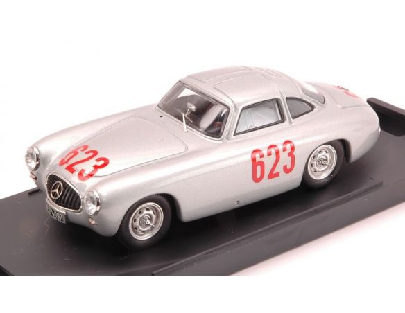 Bang BG7214 MERCEDES 300 SL N.623 2nd MILLE MIGLIA 1952 KLING-KLENK 1:43 Modellino