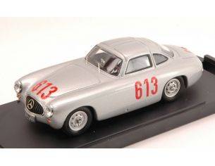 Bang BG7213 MERCEDES 300 SL N.613 4th MILLE MIGLIA 1952 CARACCIOLA-KURRLE 1:43 Modellino