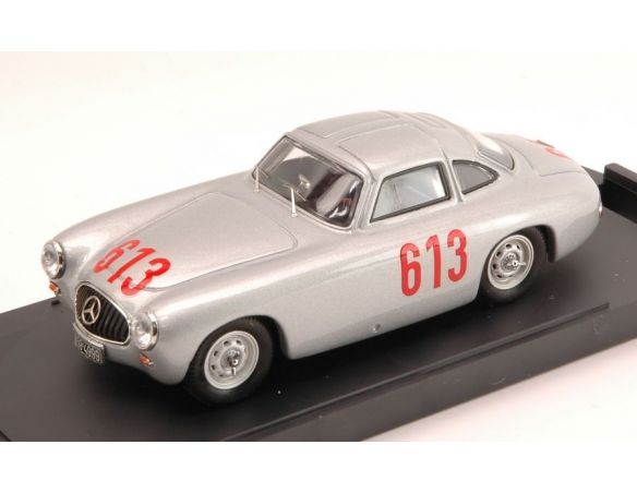 Bang BG7213 MERCEDES 300 SL N.613 4th MILLE MIGLIA 1952 CARACCIOLA-KURRLE 1:43 Modellino