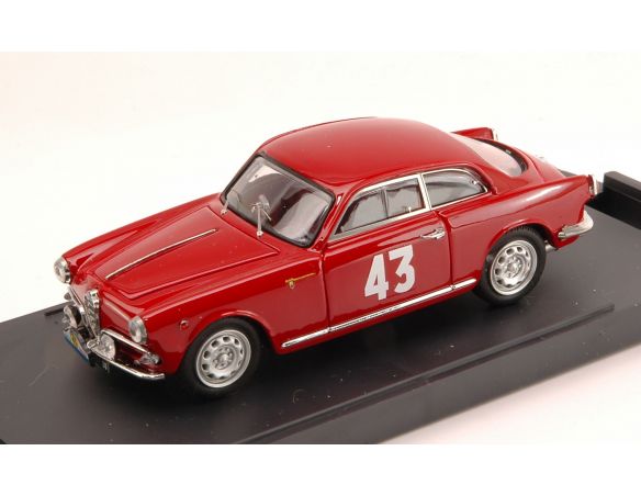 Bang BG7205 ALFA ROMEO GIULIETTA SPV N.43 1st CLASS T.DE FRANCE 1956 SCHELL-VID.1:43 Modellino