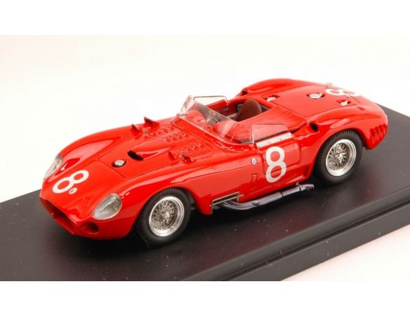 Bang BG7275 MASERATI 450 S N.8 RETIRED GP SVEZIA 1957 MOSS-SCHELL 1:43 Modellino