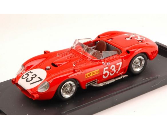 Bang BG7251 MASERATI 450 S N.537 RETIRED MILLE MIGLIA 1957 MOSS-JENKINSON 1:43 Modellino