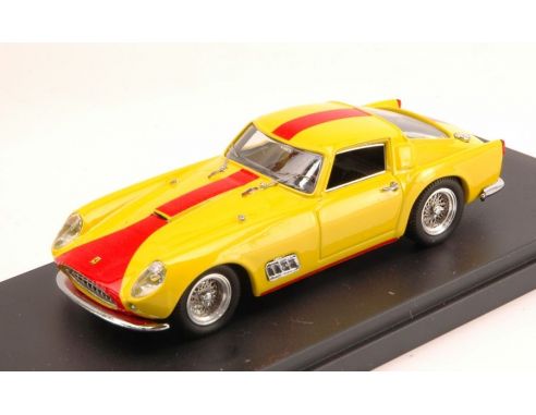 Bang BG7289 FERRARI 250 GT TDF STREET 1958 YELLOW W/RED STRIPES 1:43 Modellino