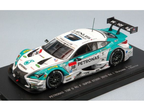 Ebbro EB45264 LEXUS RC F N.36 14th SUPER GT500 OKAYAMA 2015 ITO-ROSSITER 1:43 Modellino
