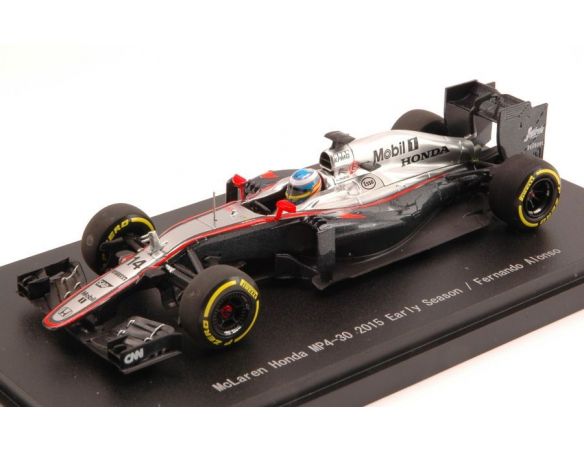 Ebbro EB45324 MC LAREN HONDA MP4-30 F.ALONSO 2015 EARLY SEASON 1:43 Modellino