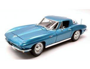 Maisto MI31640BL CHEVROLET CORVETTE 1965 METALLIC LIGHT BLUE 1:18 Modellino