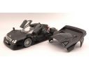 Maisto MI36849BK MERCEDES CLK-GTR STREET VERSION 1997 MATT BLACK  1:18 Modellino