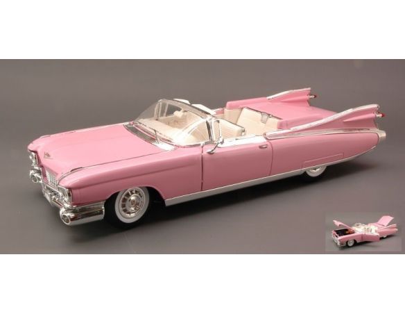 Maisto MI36813PK CADILLAC ELDORADO BIARRITZ 1959 PINK 1:18 Modellino