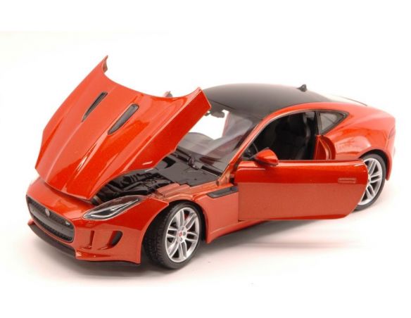 Welly WE4060OR JAGUAR F-TYPE 2015 METALLIC ORANGE 1:24 Modellino