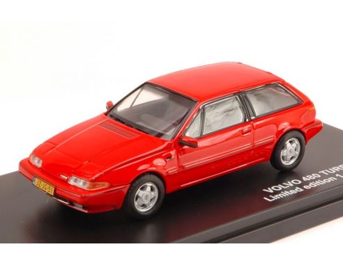 Triple 9 T9-43062 VOLVO 480 TURBO 1987 RED 1:43 Modellino