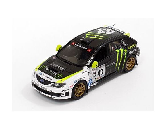 J-Collection JC275 SUBARU IMPREZA WRX STi N.43 WINNER USA RALLY K.BLOCK-A.GELSOMINO 1:43 Modellino