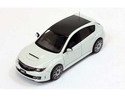 J-Collection JC219 SUBARU IMPREZA STi CARBON EDITION 2010 WHITE 1:43 Modellino