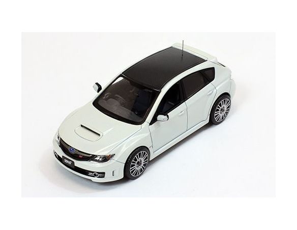 J-Collection JC219 SUBARU IMPREZA STi CARBON EDITION 2010 WHITE 1:43 Modellino