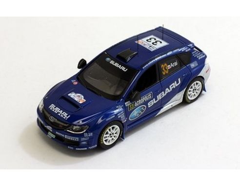J-Collection JC195 SUBARU IMPREZA N.33 10th ACROPOLIS RALLY 2009 T.ARAI-G.MC NEALL 1:43 Modellino