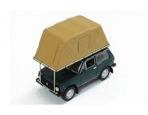 IST Models IST296 LADA NIVA 1981 GREEN WITH ROOF TENT 1:43 Modellino