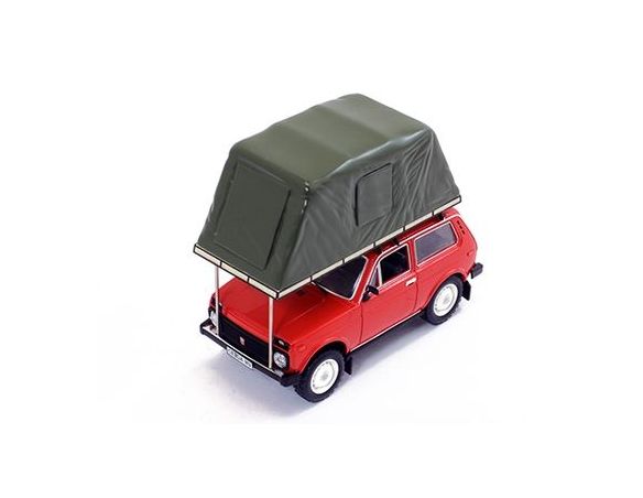 IST Models IST295 LADA NIVA 1981 RED WITH ROOF 1:43 Modellino