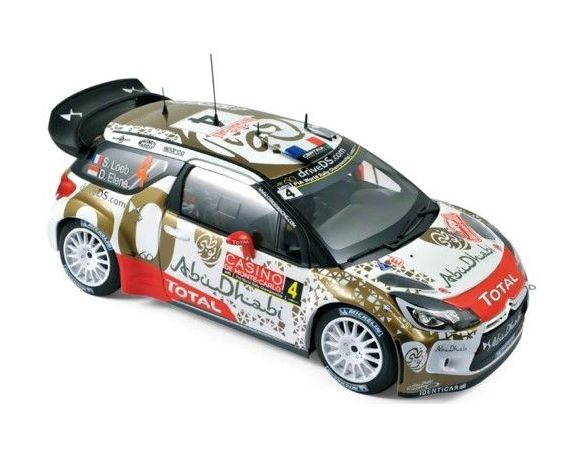 Norev NV181538 CITROEN DS 3 WRC N.4 8th MONTE CARLO 2015 LOEB-ELENA 1:18 Modellino