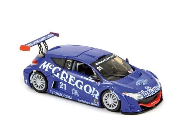 Norev NV517711 RENAULT MEGANE TROPHY WINNER WORLD SERIES 2009 M.VERSCHUUR 1:43 Modellino