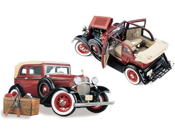 The Franklin Mint B11ZI51 FORD V 1932 BONNIE AND CLYDE ESCAPE 1:24 Modellino