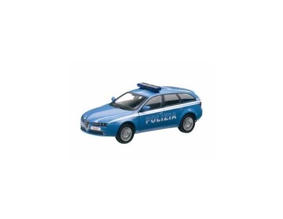 Mondo Motors MM50082 ALFA ROMEO 159 SW POLIZIA 1:18 Modellino Scatola rovinata