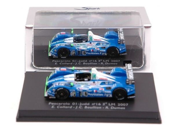 Spark Model S87026 PESCAROLO JUDD N.16 3rd LM'07 1:87 Modellino