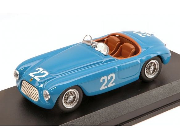 Art Model AM0330 FERRARI 166 MM BARCHETTA N.22 11th PRIX MONTE CARLO 1952 L.FARNAUD 1:43 Modellino