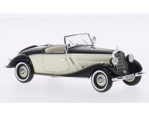 Neo Scale Models NEO45105 MERCEDES 170V ROADSTER BLACK/BEIGE 1:43 Modellino