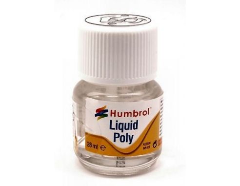Humbrol HBAE2500 LIQUID POLY COLLA C/PENNELLO 28 ml Modellino
