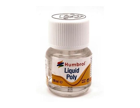 Humbrol HBAE2500 LIQUID POLY COLLA C/PENNELLO 28 ml Modellino