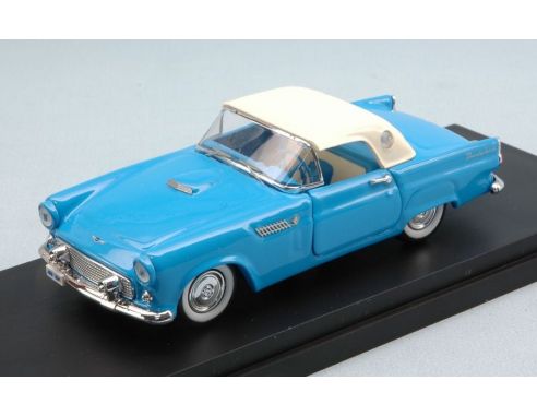 Rio RI4484 FORD THUNDERBIRD 1956 LIGHT BLUE W/WHITE SOFT TOP 1:43 Modellino