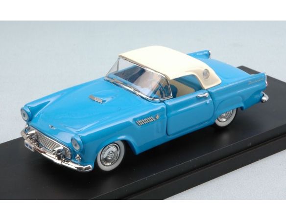 Rio RI4484 FORD THUNDERBIRD 1956 LIGHT BLUE W/WHITE SOFT TOP 1:43 Modellino