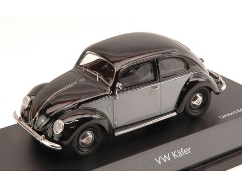 Schuco SH3877 VW KAFER 1951 GREY/BLACK 1:43 Modellino